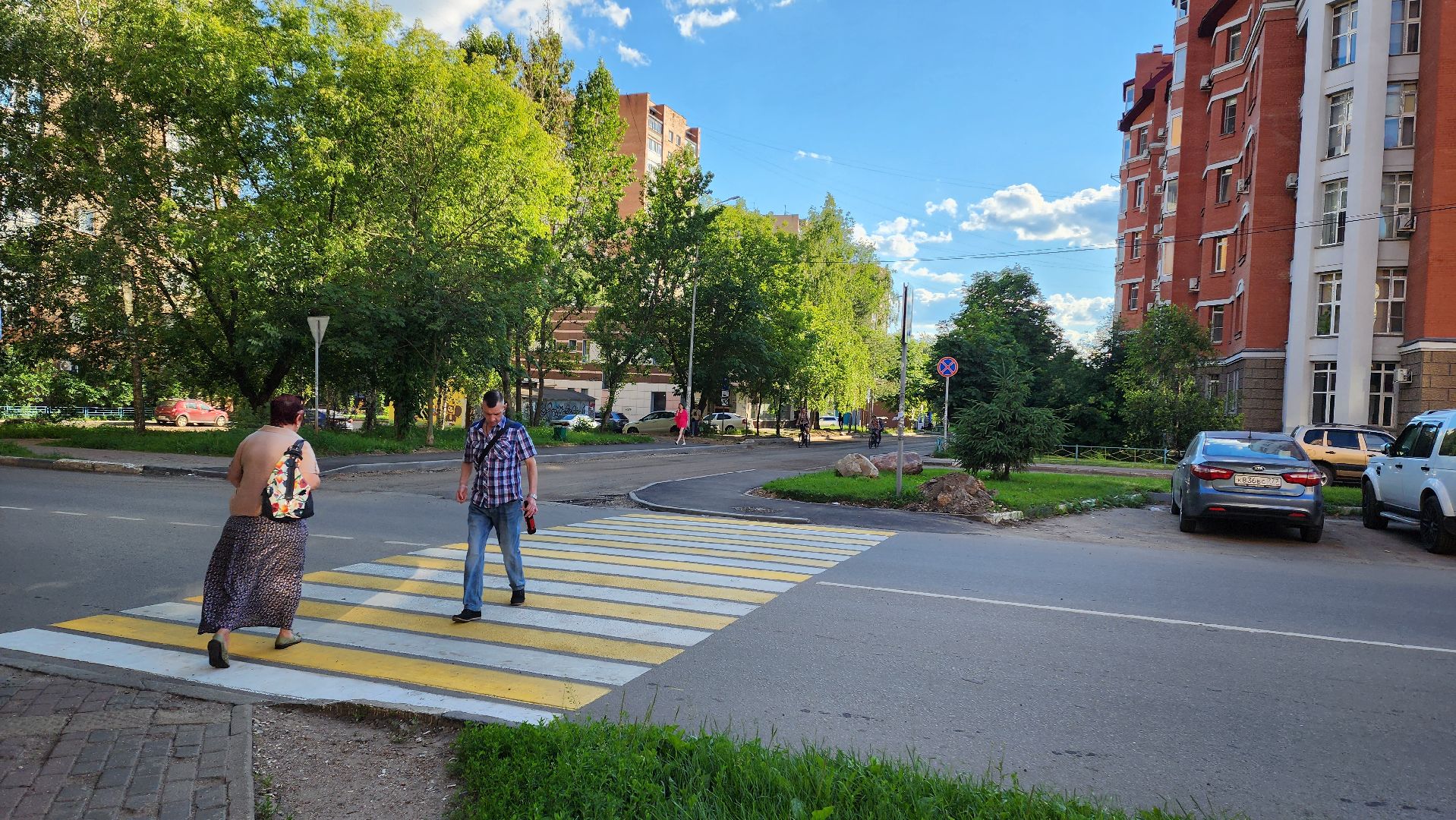 разметка дороги, Дороги, Лобня,