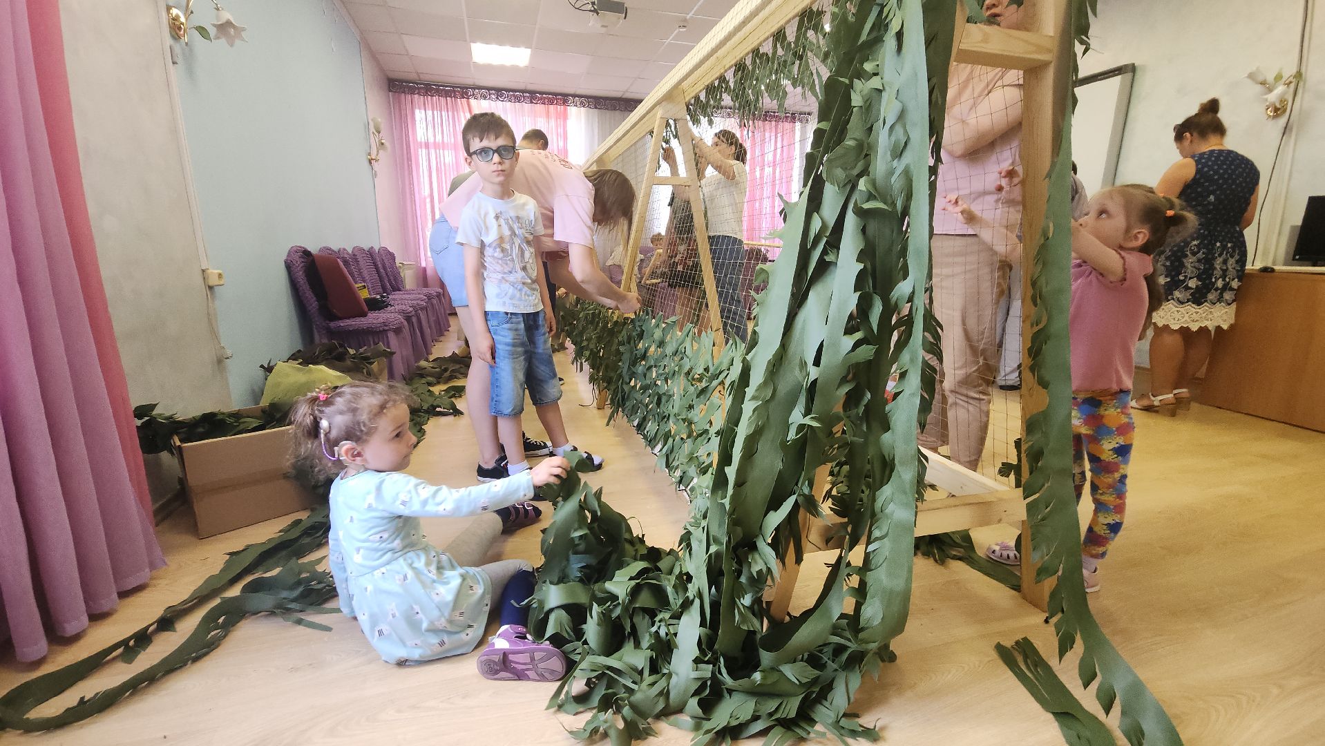 ивантеевка, маскировочные сети, сво, волонтерское движение, помощь сво, дети с овз, инвалиды, социальная адаптация,