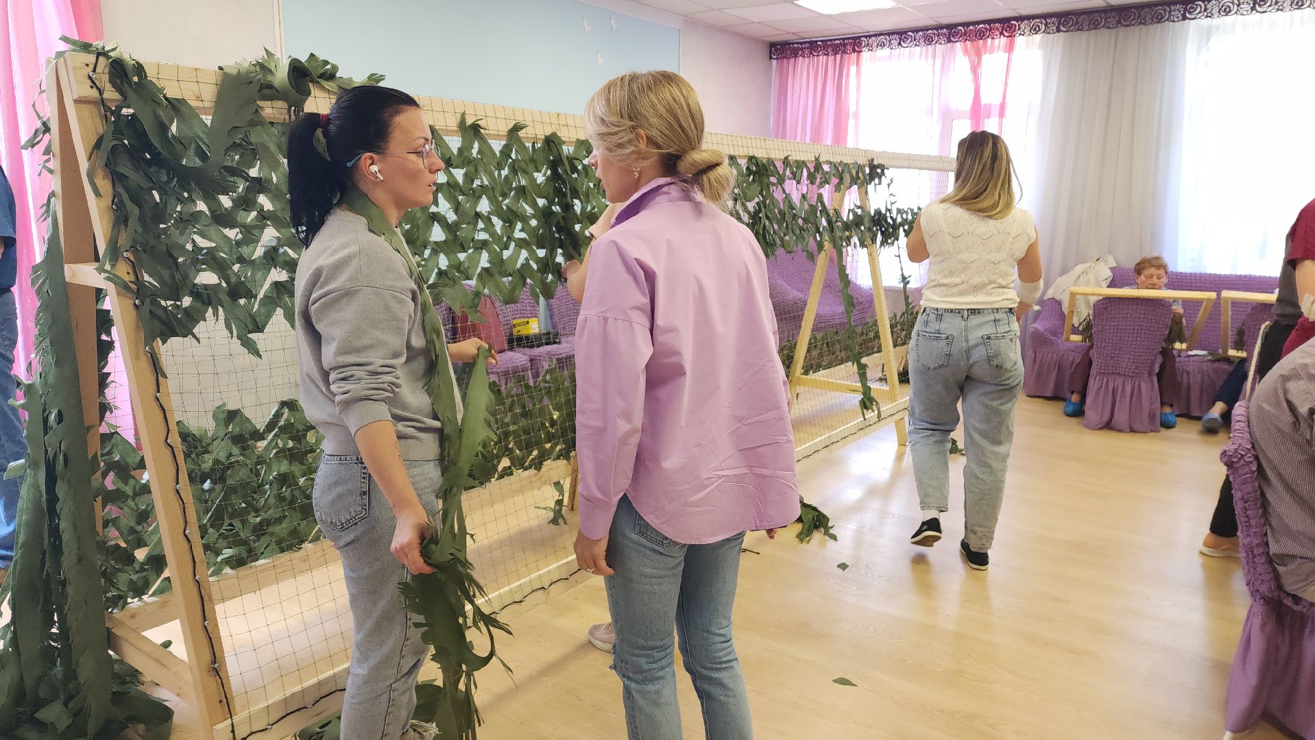 ивантеевка, маскировочные сети, сво, волонтерское движение, помощь сво, дети с овз, инвалиды, социальная адаптация,