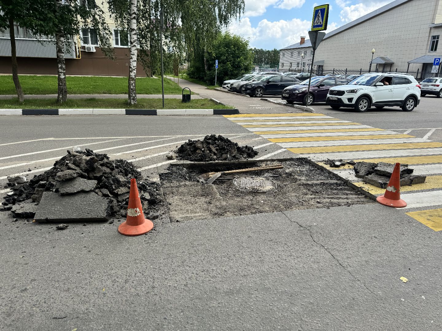 шаховская, замена люков, дорожные работы, транспорт,