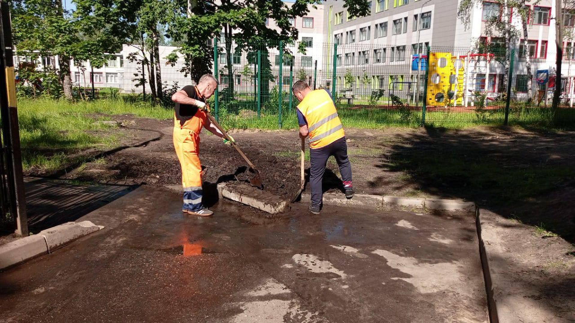 пушкино, благоустройство, подтопления, последствия непогоды,