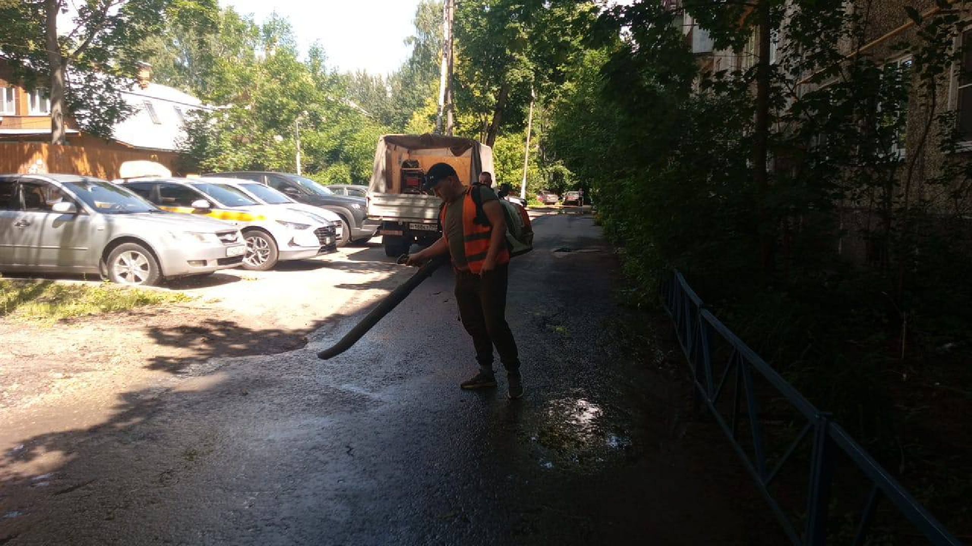 пушкино, благоустройство, подтопления, последствия непогоды,