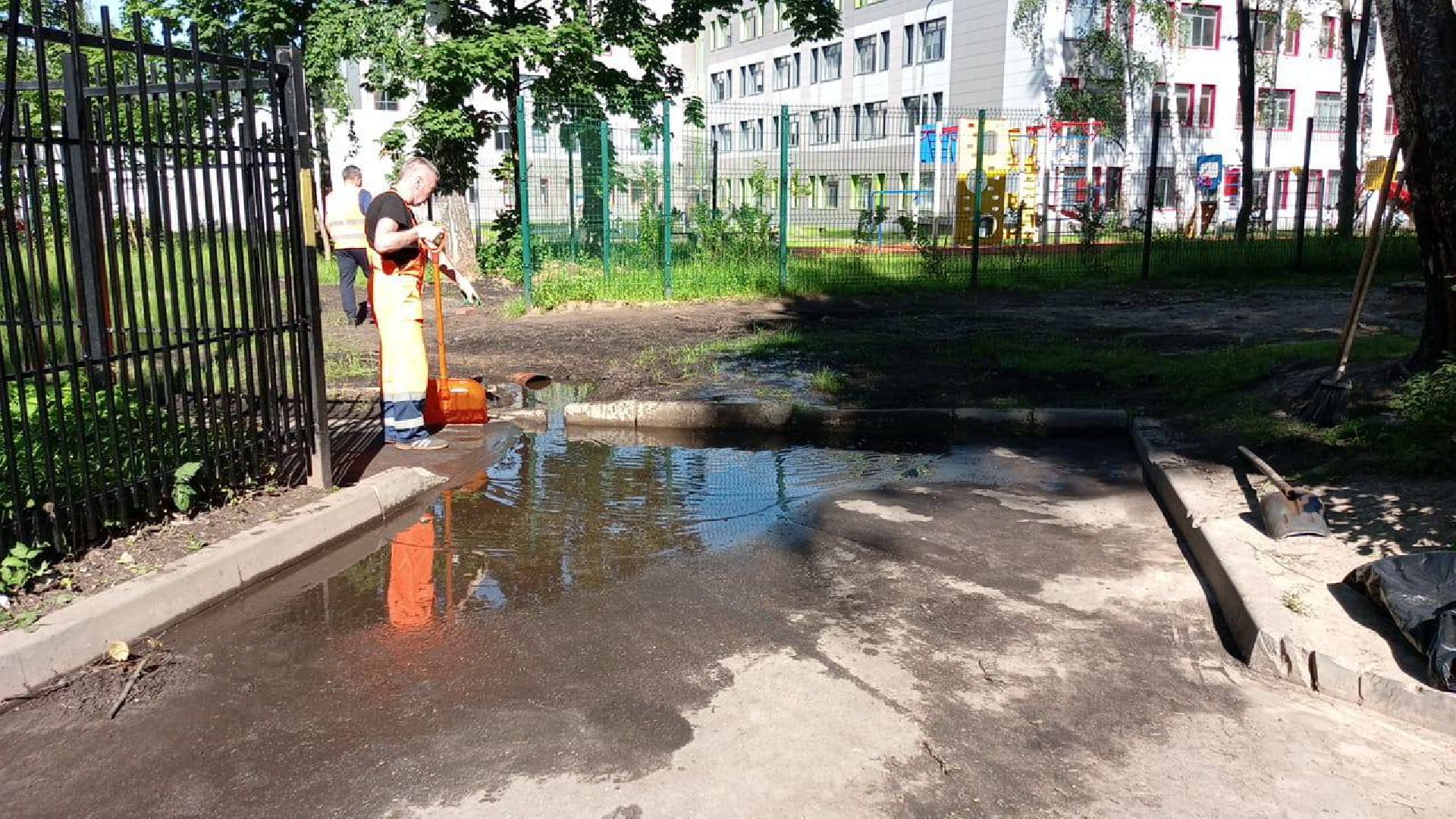 пушкино, благоустройство, подтопления, последствия непогоды,