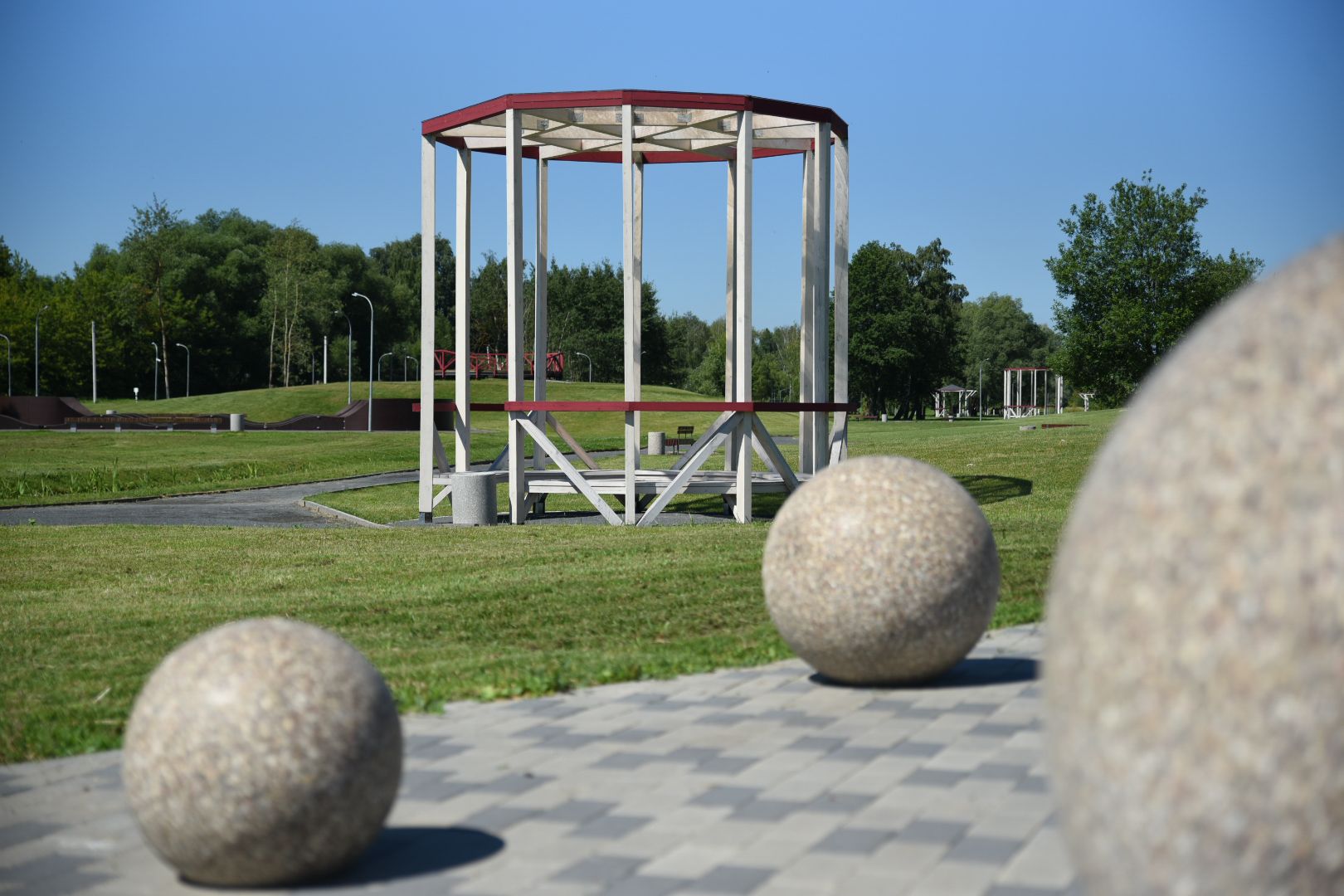 Бронницы, Парк Бронницкий Луг, Регистрация брака в парке, Свадьба в парке,