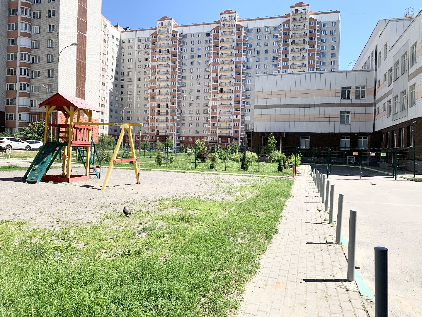 Балашиха, Подмосковье, благоустройство дворовой территории,