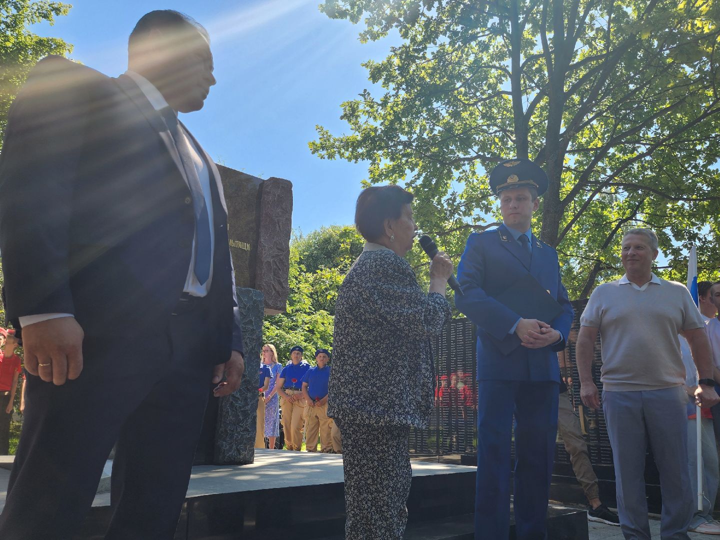 Мемориал, открытие памятника, мытищи,