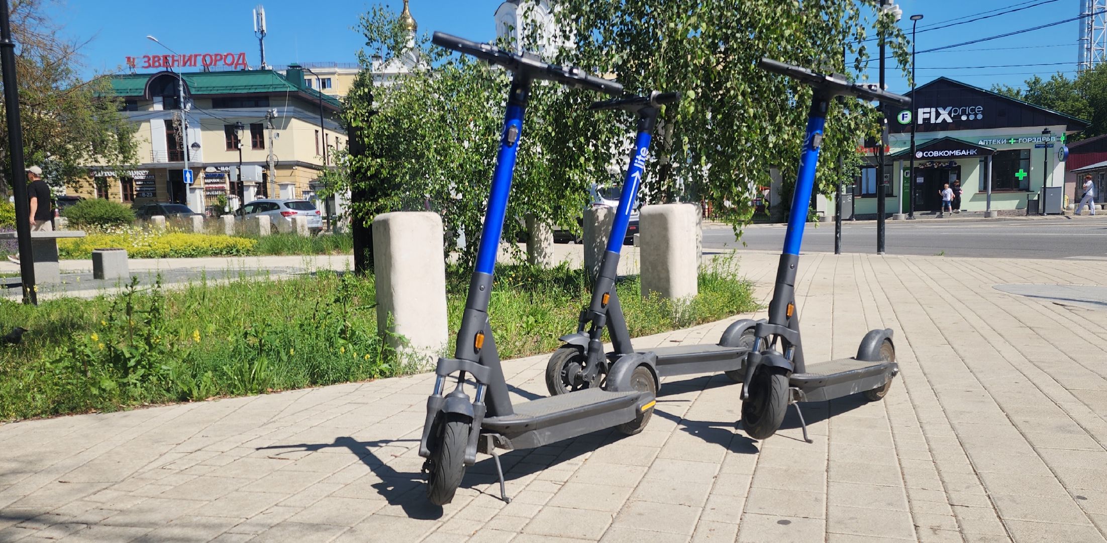 звенигород, Благоустройство, остановки,
