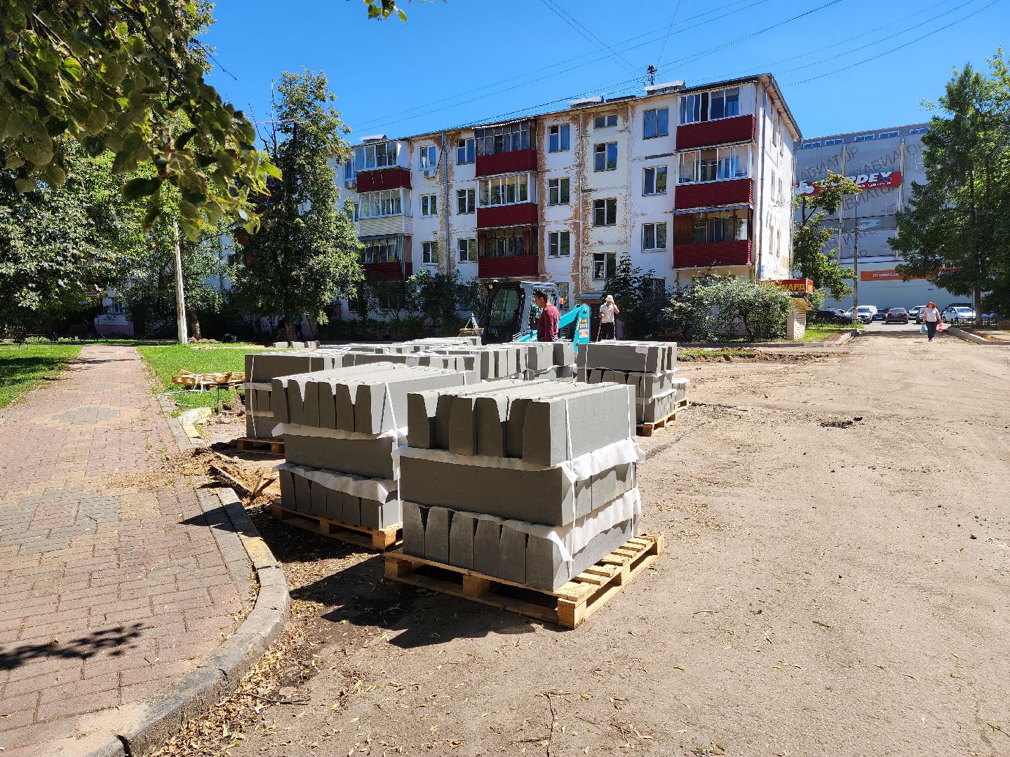 раменское, благоустройство, комплексное благоустройство дворовой территории, Коминтерна 7-11а,