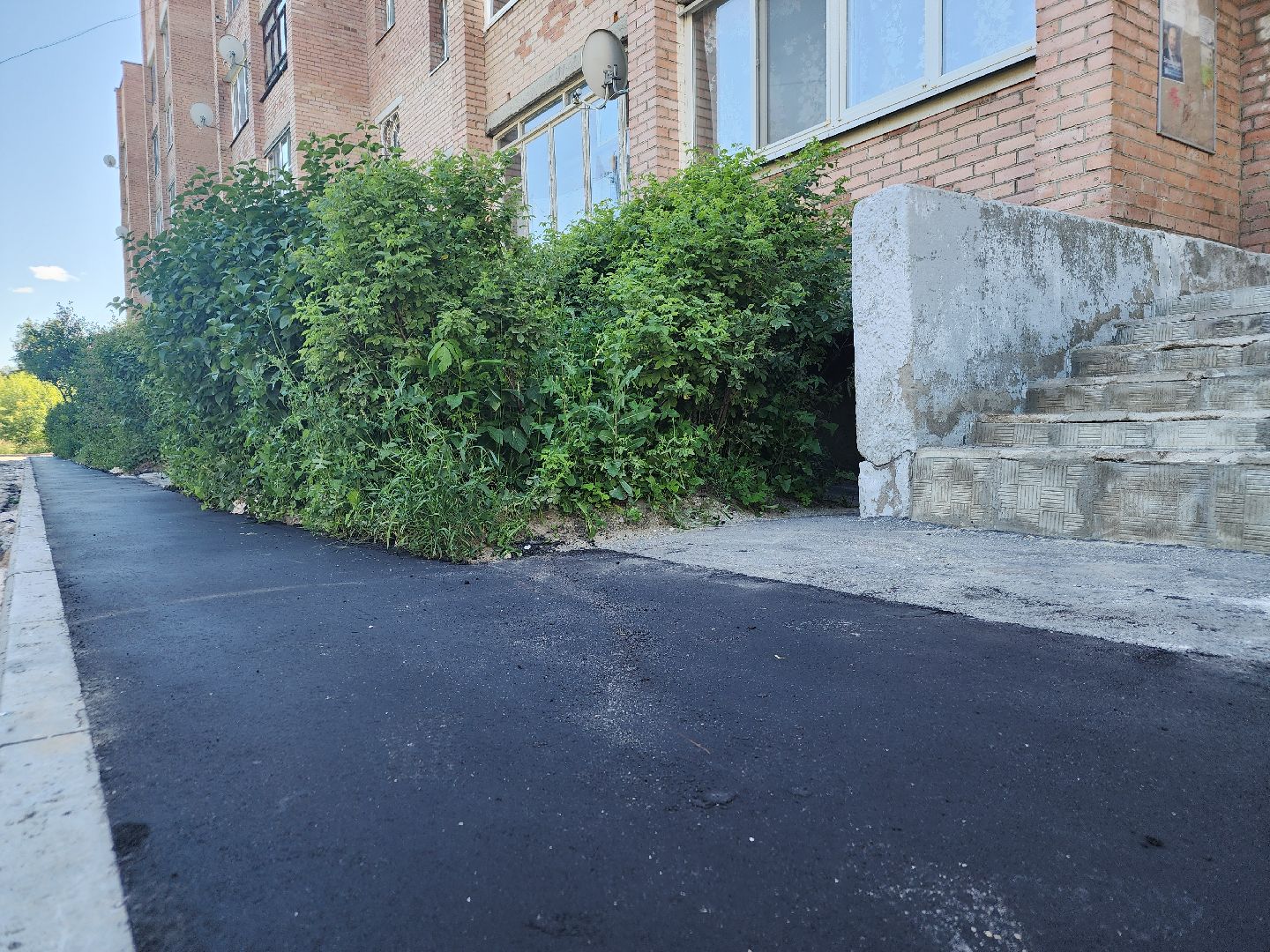 ремонт дорог во дворах, орехово-зуевский округ,