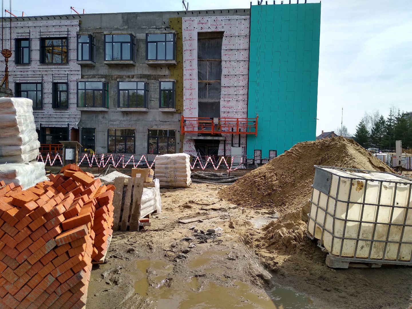 Раменское, строительство, школа