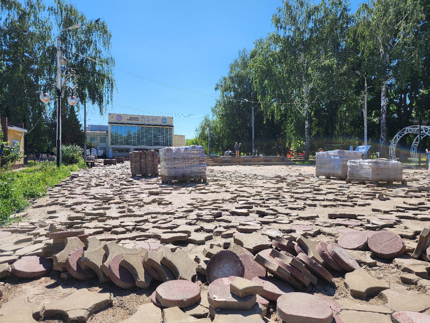 Луховицы, благоустойство, центральная площадь,
