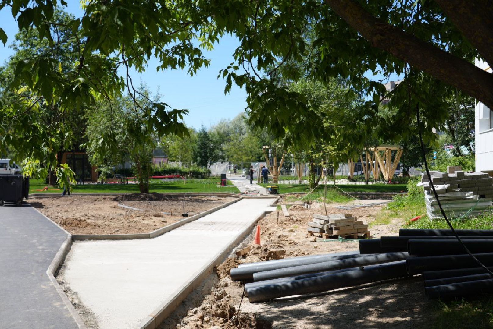 Благоустройство, Дружба поколений, Прогулочная зона, Пешеходный маршрут,