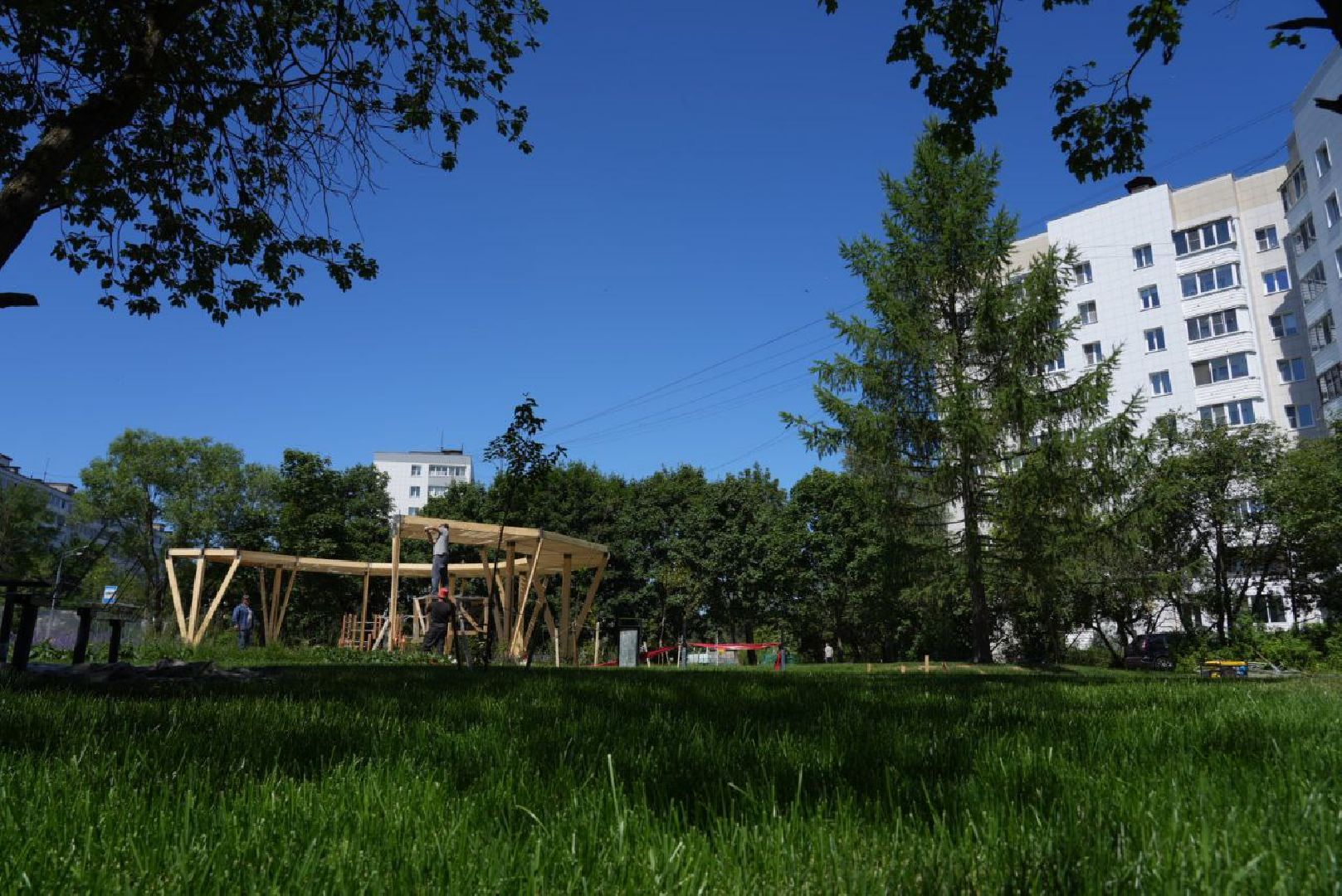 Благоустройство, Дружба поколений, Прогулочная зона, Пешеходный маршрут,