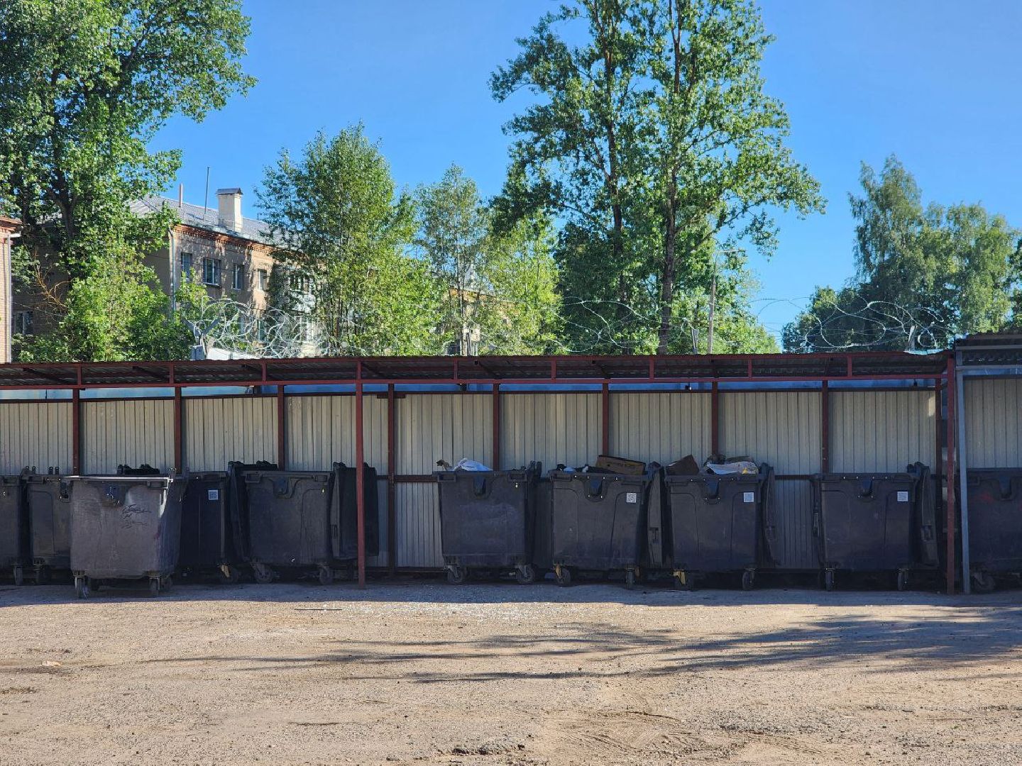 можайск, можайский городской округ, подмосковье, контейнерная площадка, жкх, модернизация, тко, модернизация контейнерной площадки,