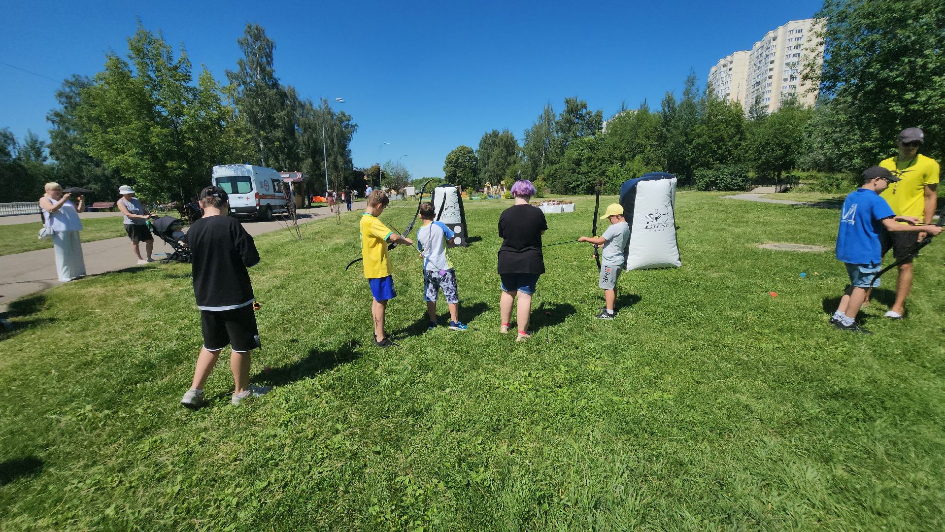 долгопрудный, кмц, Бампербол, Арчеритаг, парк на молодежной,