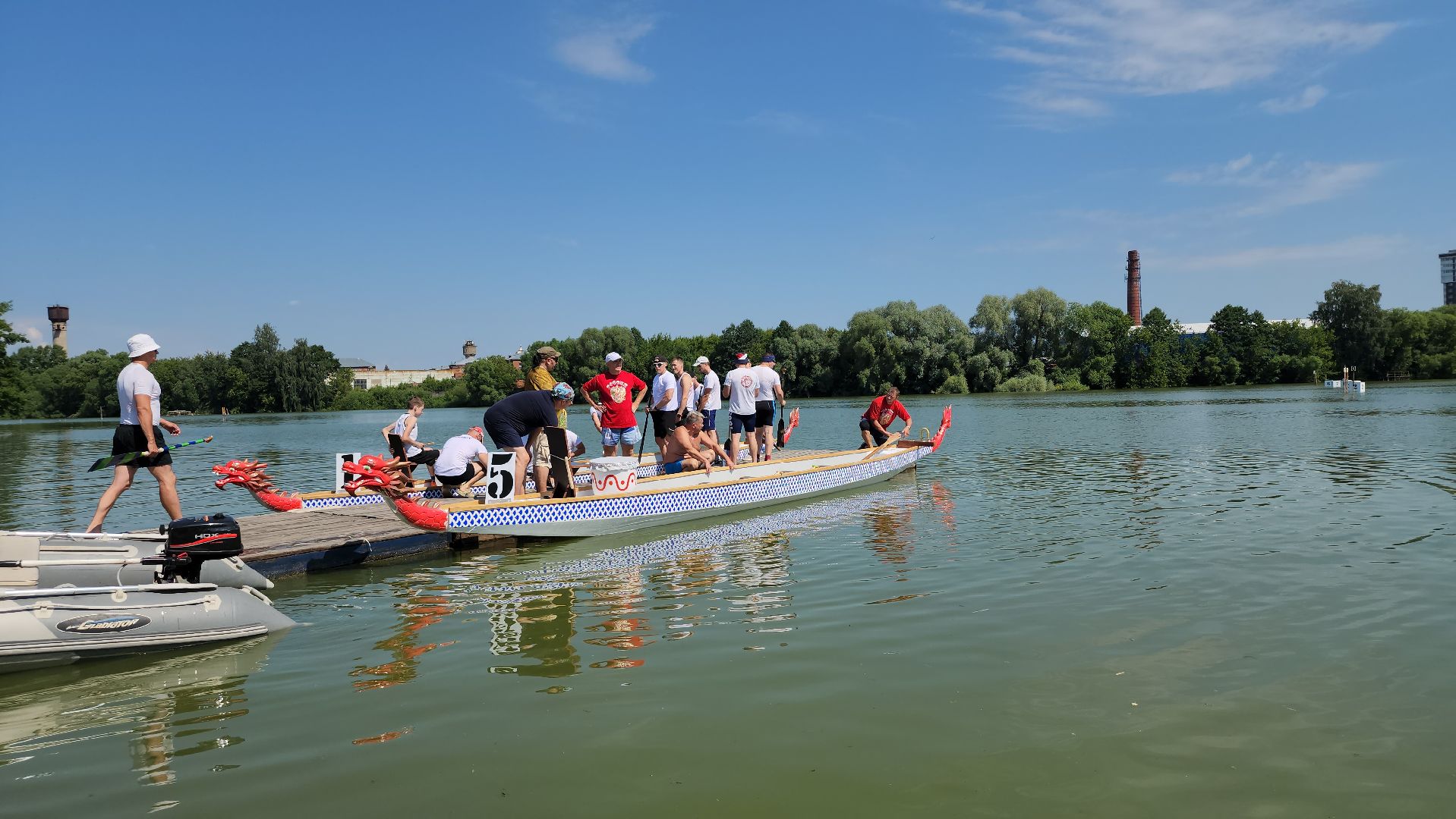 Чемпионат по гребле, лодка дракон, гребля на каноэ, Старая Купавна, Богородский городской округ,