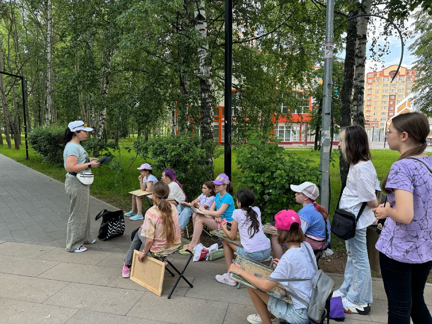 долгопрудный, центральный парк, плэнер, летние школьные лагеря,