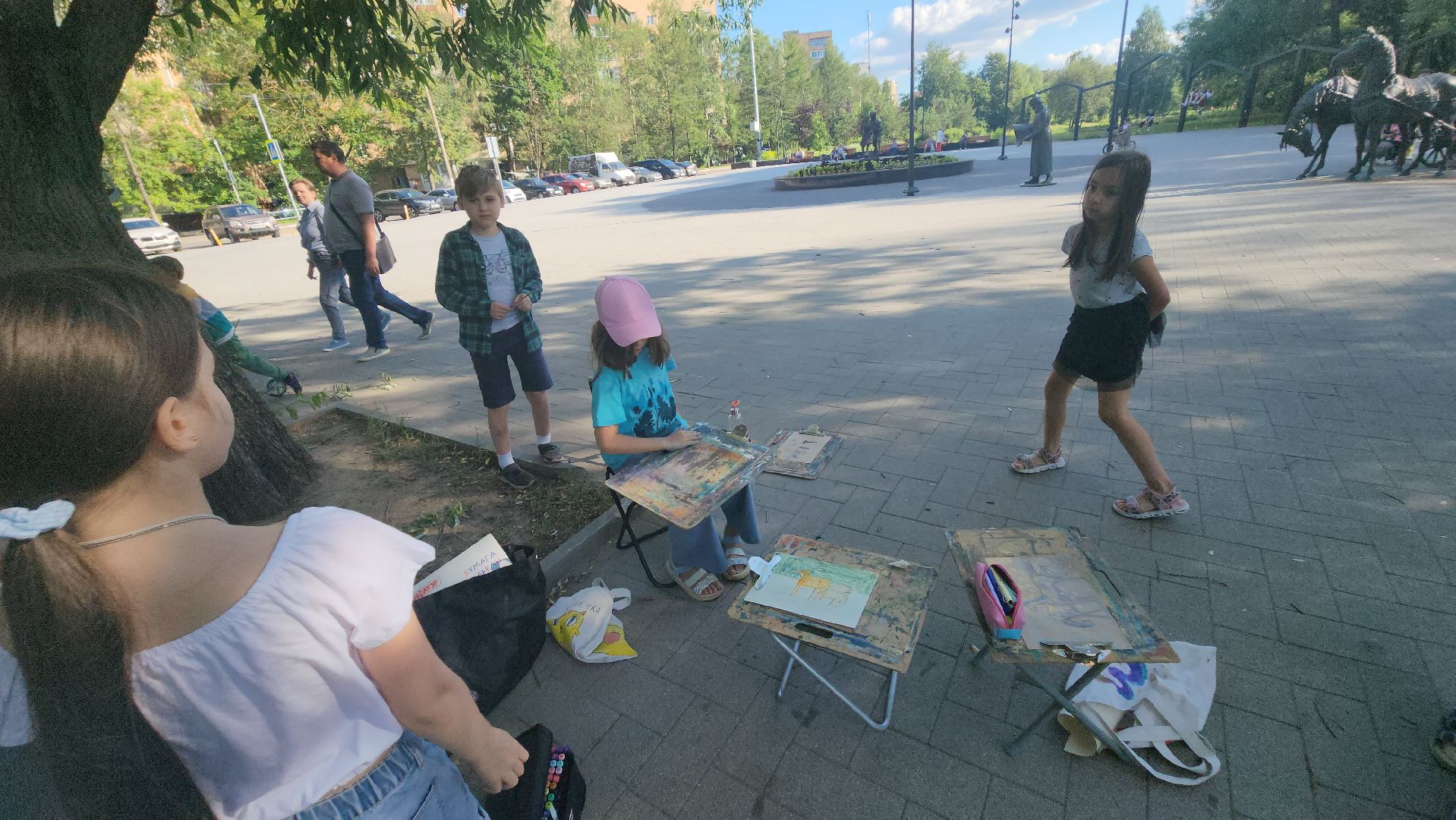 долгопрудный, центральный парк, плэнер, летние школьные лагеря,