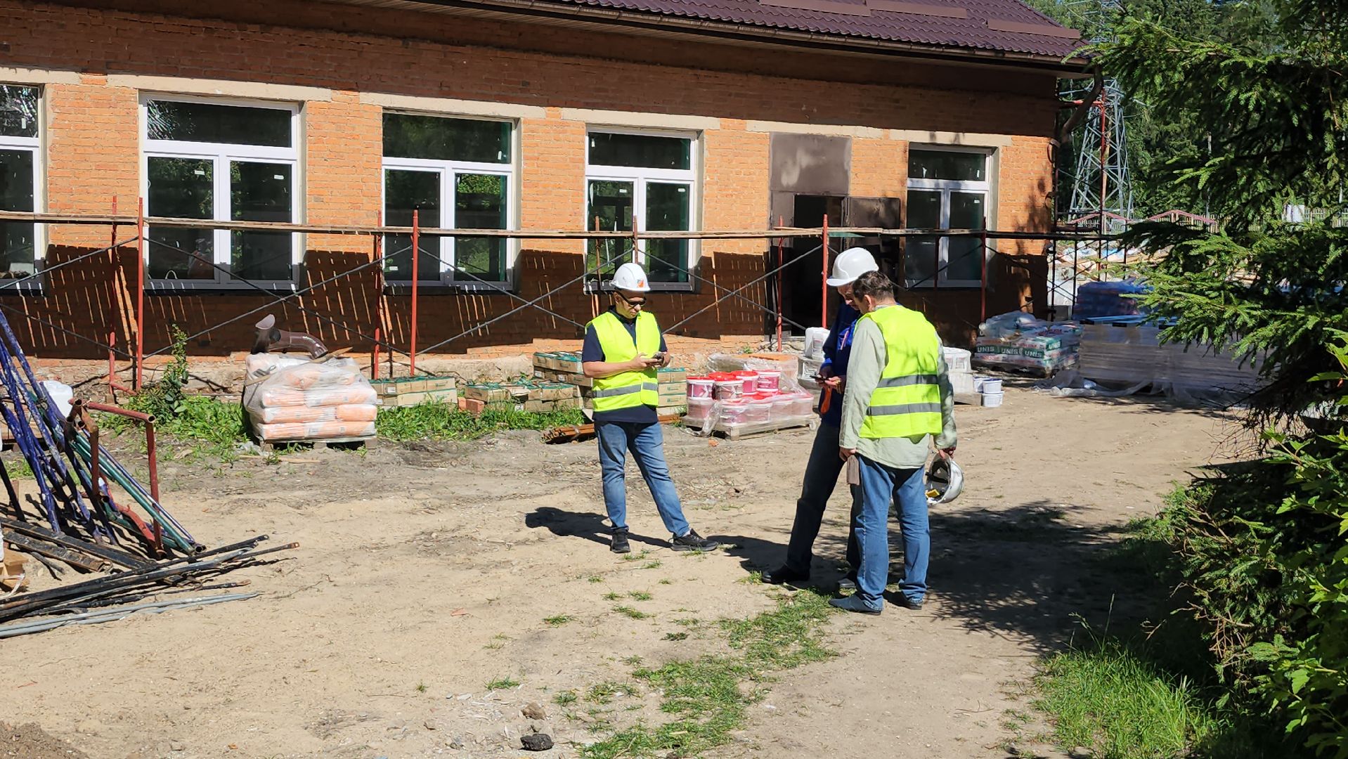 серпухов, местечко данки, туровская школа, капитальный ремонт, строительная готовность,