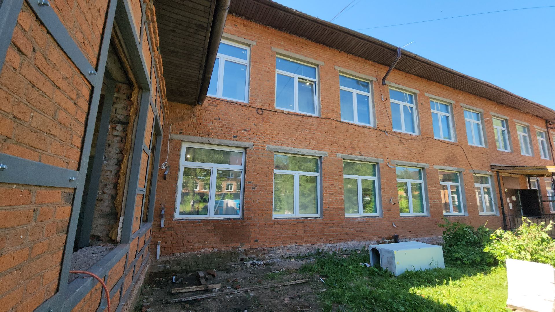 серпухов, местечко данки, туровская школа, капитальный ремонт, строительная готовность,