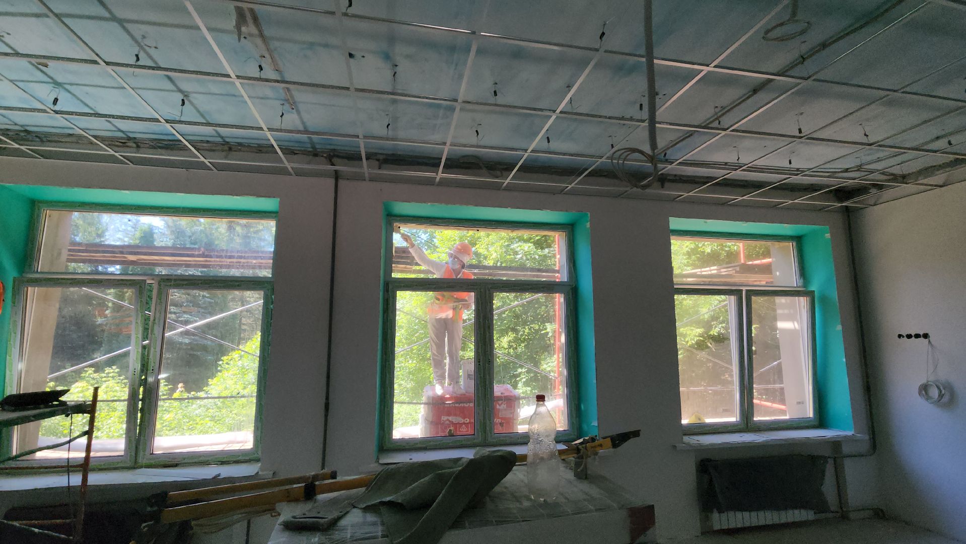 серпухов, местечко данки, туровская школа, капитальный ремонт, строительная готовность,