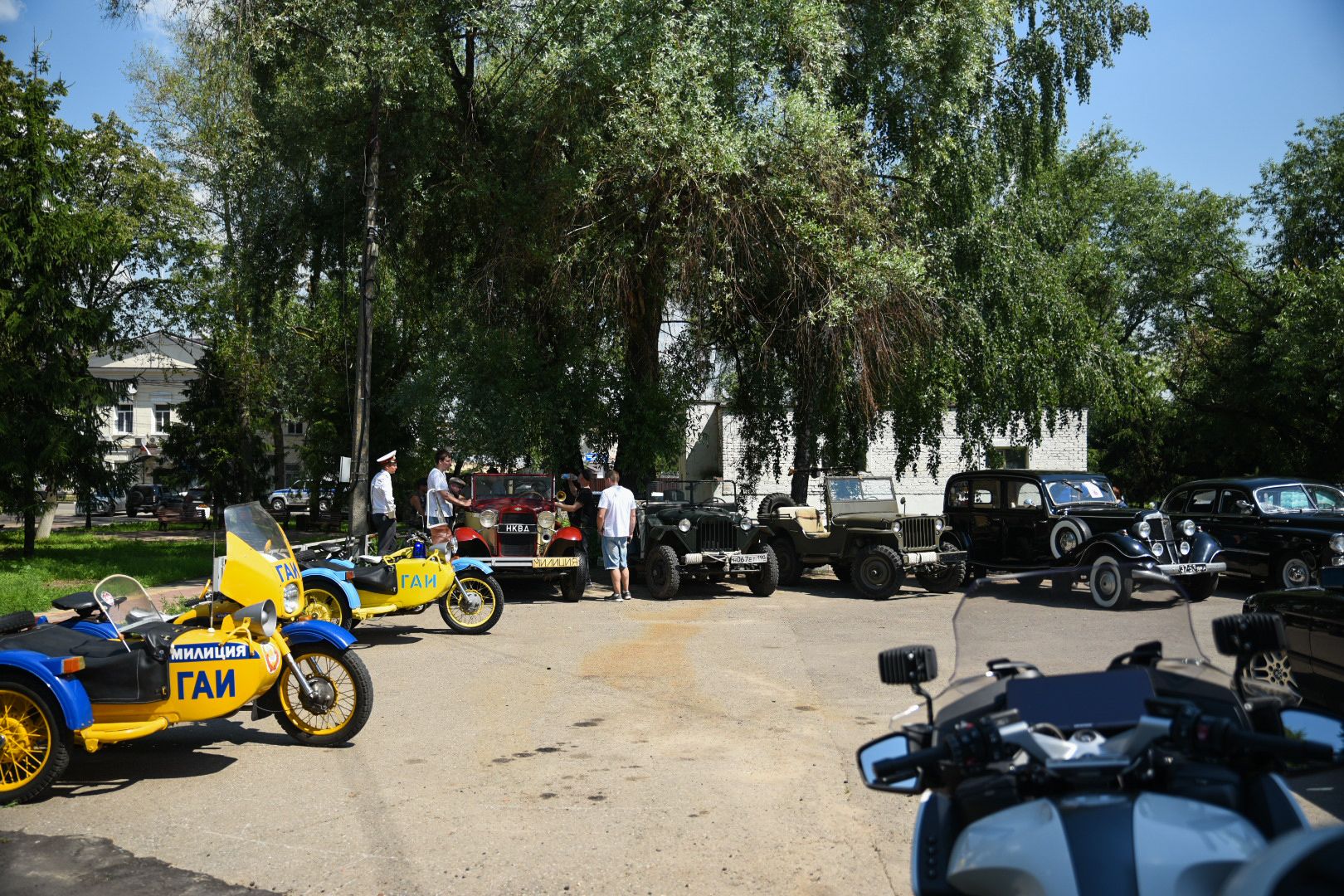 Бронницы, ретро-ГАИ, Раритетные авто, Выставка ГАИ, Выставка раритетных автомобилей,