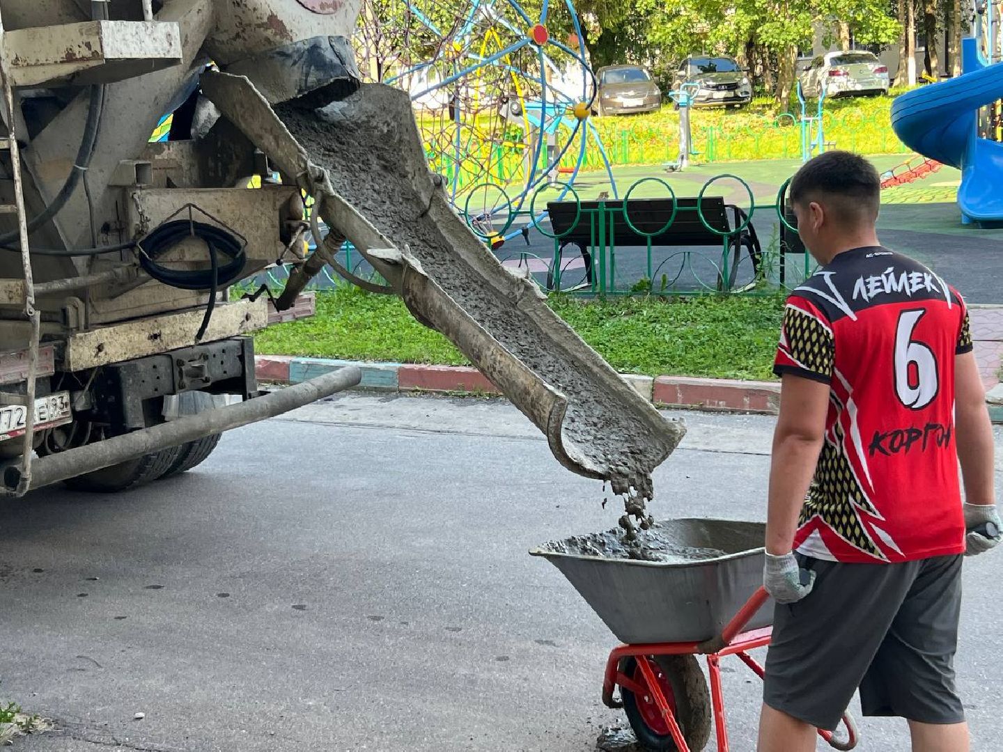 отмостка, подрядная организация, городской округ восход,