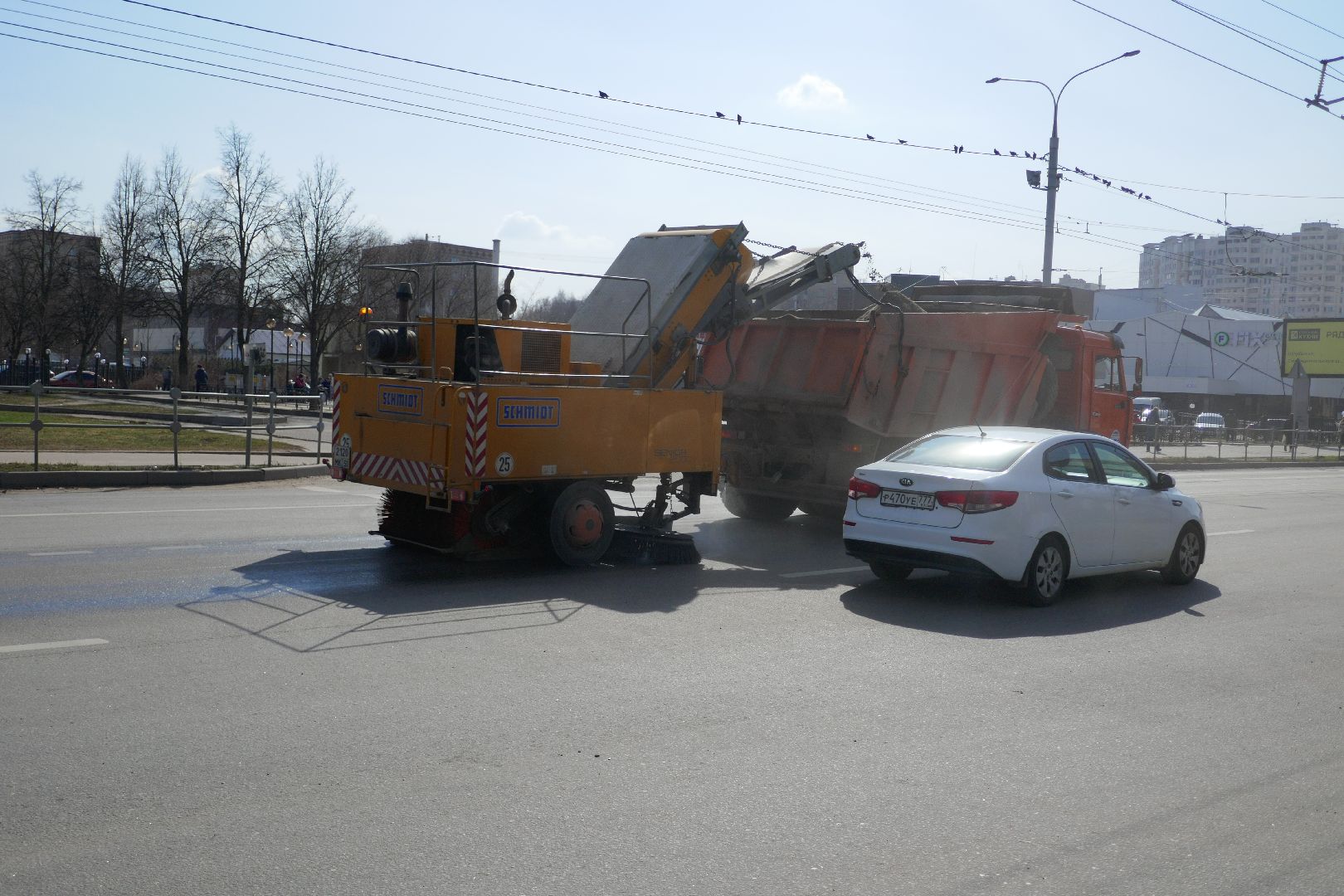 Подольск, благоустройство, дороги, техника