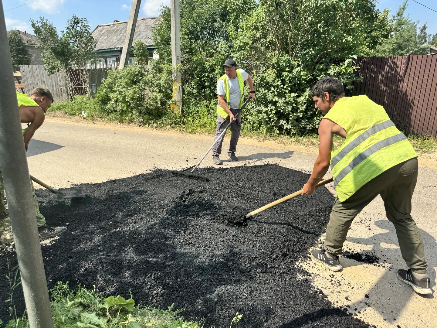 шаховская, ямочный ремонт, коммунальная служба,