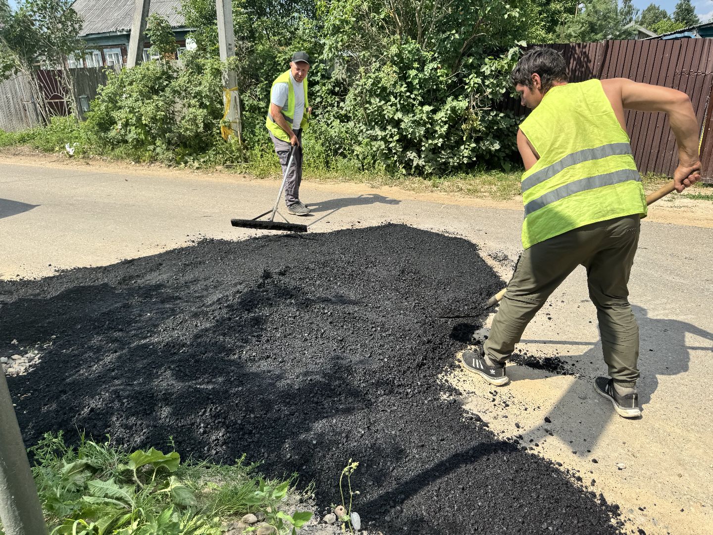шаховская, ямочный ремонт, коммунальная служба,