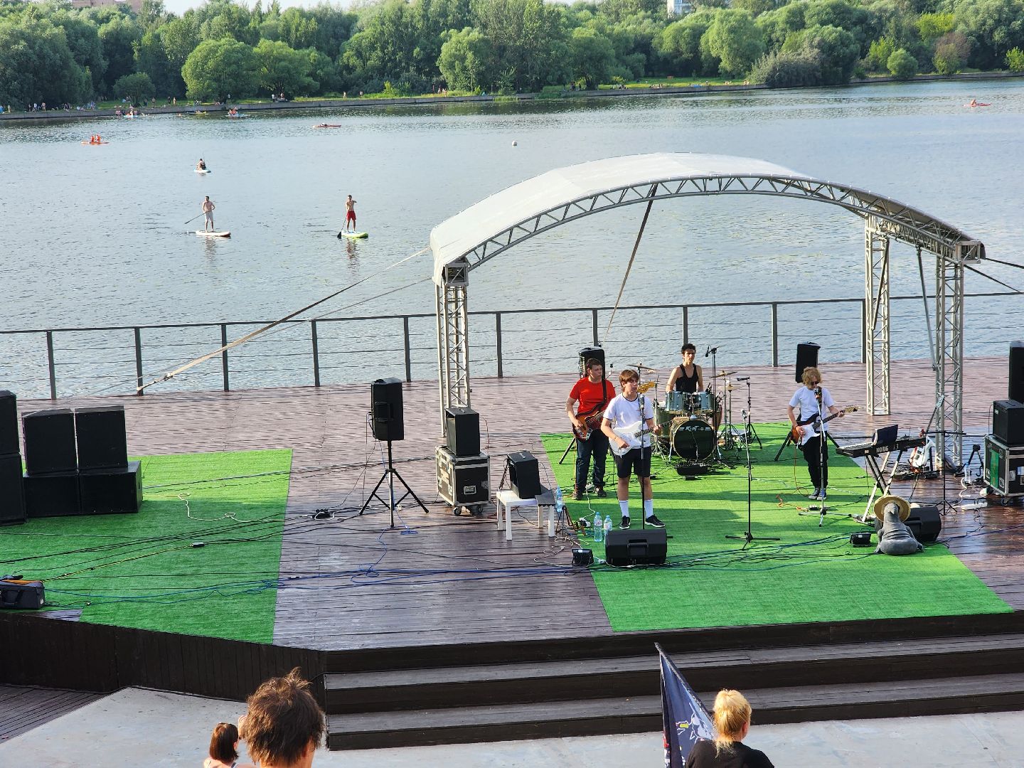 долгопрудный, водная сцена, котовский залив, Рок-н-ролл,