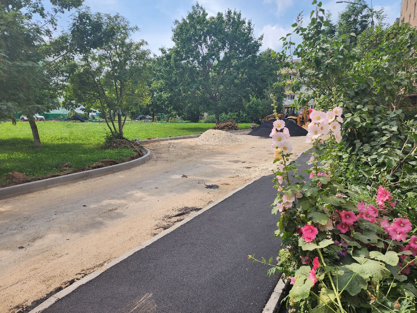 Зарайск, благоустройство дворовой территории, жилье и городская среда,