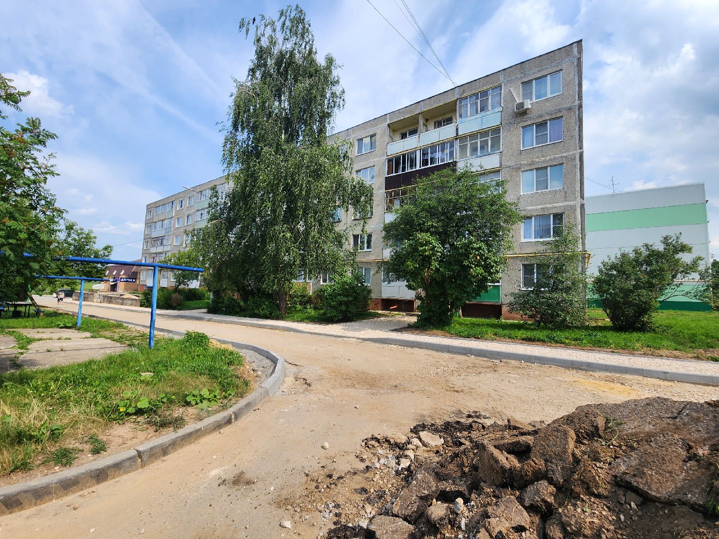 Зарайск, благоустройство дворовой территории, жилье и городская среда,