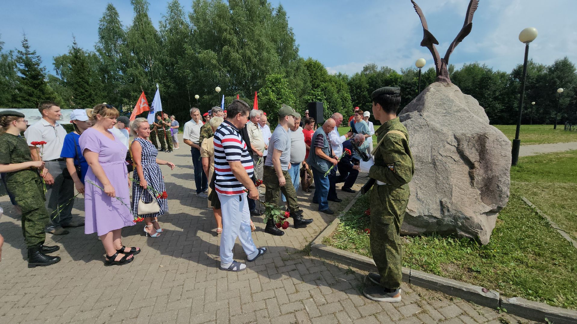 волоколамск, ветераны боевых действий, митинг,