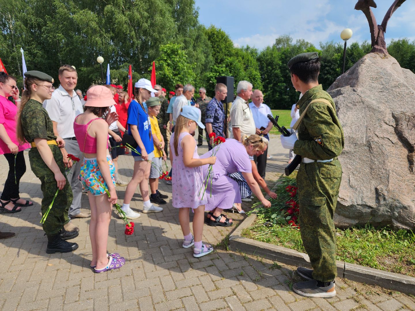 волоколамск, ветераны боевых действий, митинг,