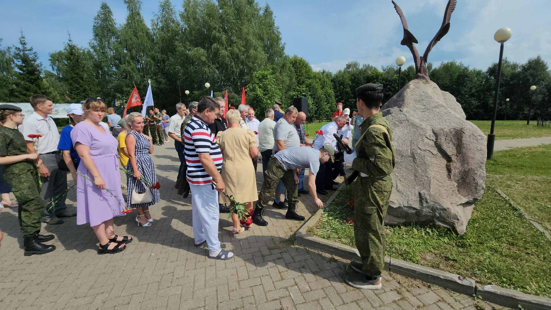 волоколамск, ветераны боевых действий, митинг,