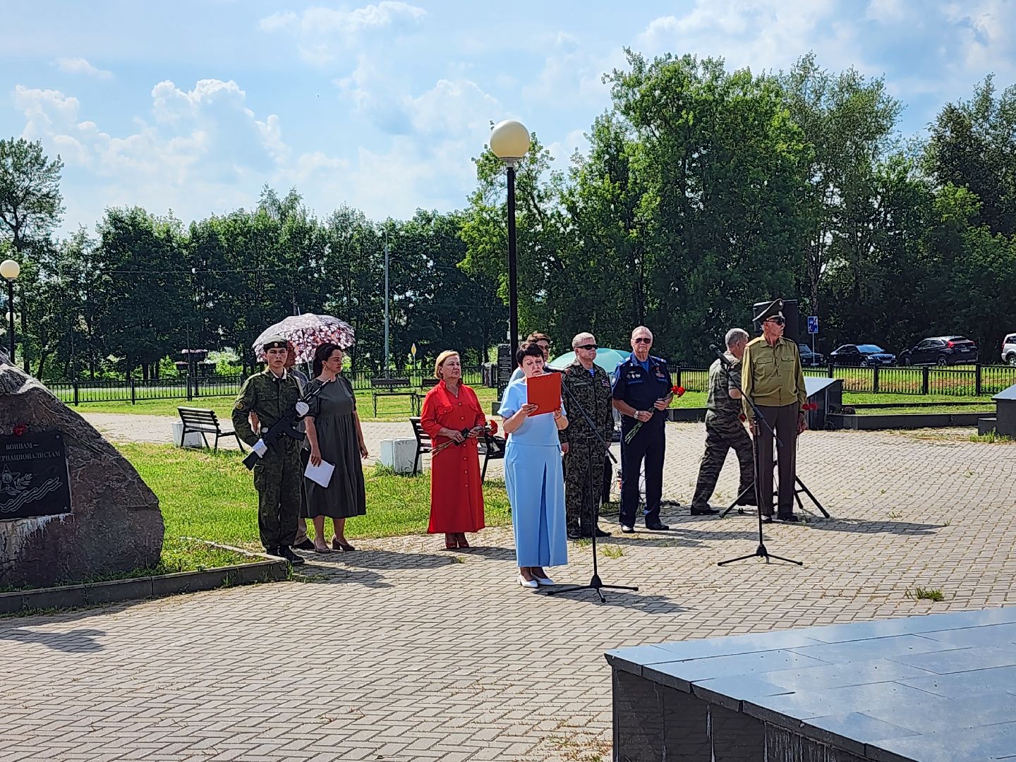 волоколамск, ветераны боевых действий, митинг,