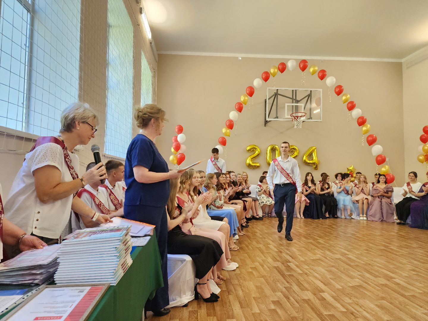 ногинск, вручение аттестатов, выпускной, выпускной 9 класс, общество, жители, образование,