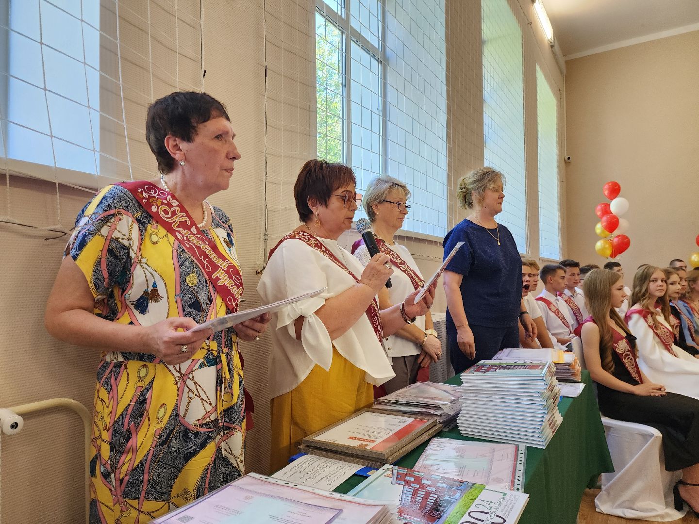 ногинск, вручение аттестатов, выпускной, выпускной 9 класс, общество, жители, образование,