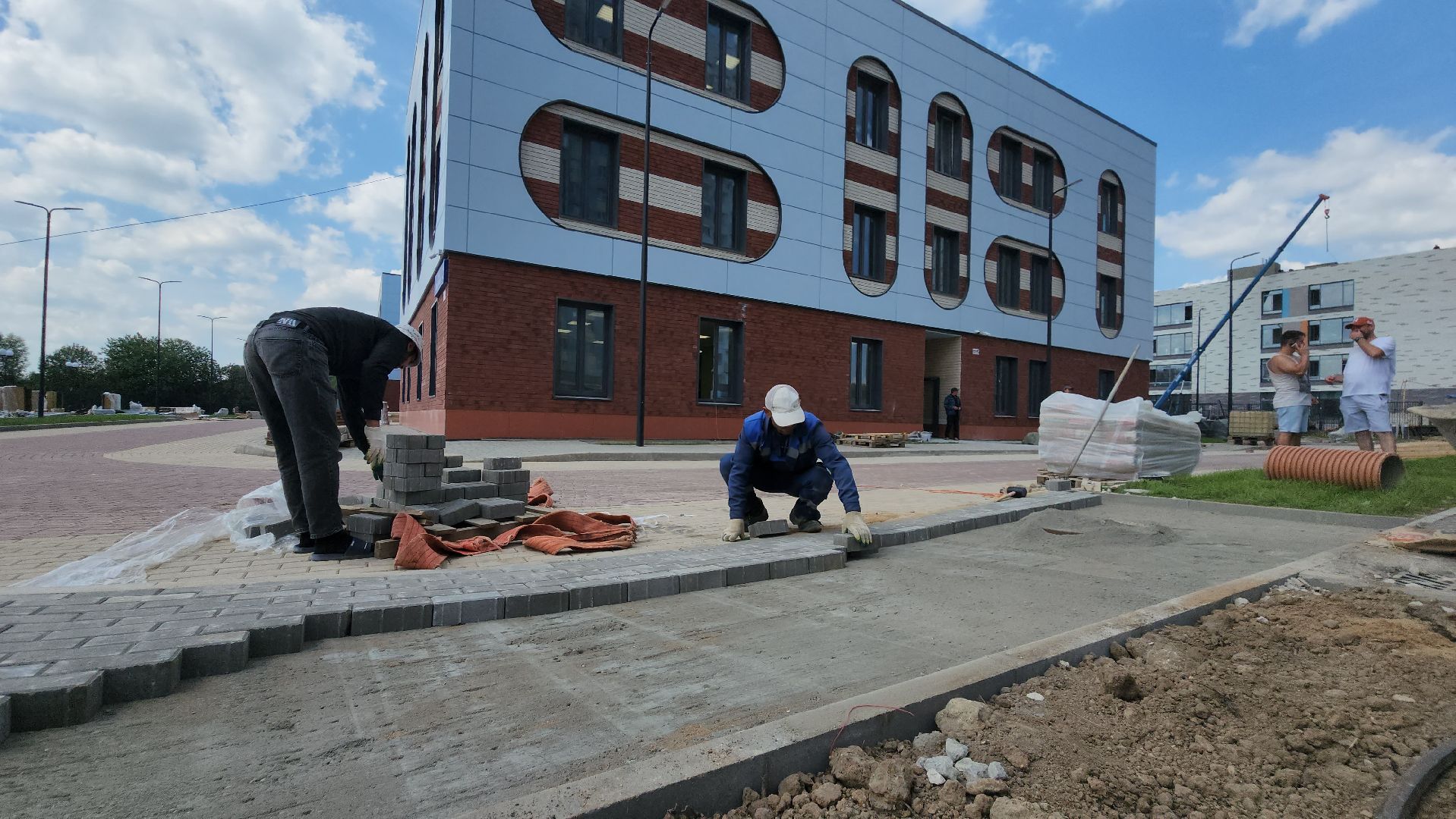 Десткий сад, стройка детсада, Лобня,