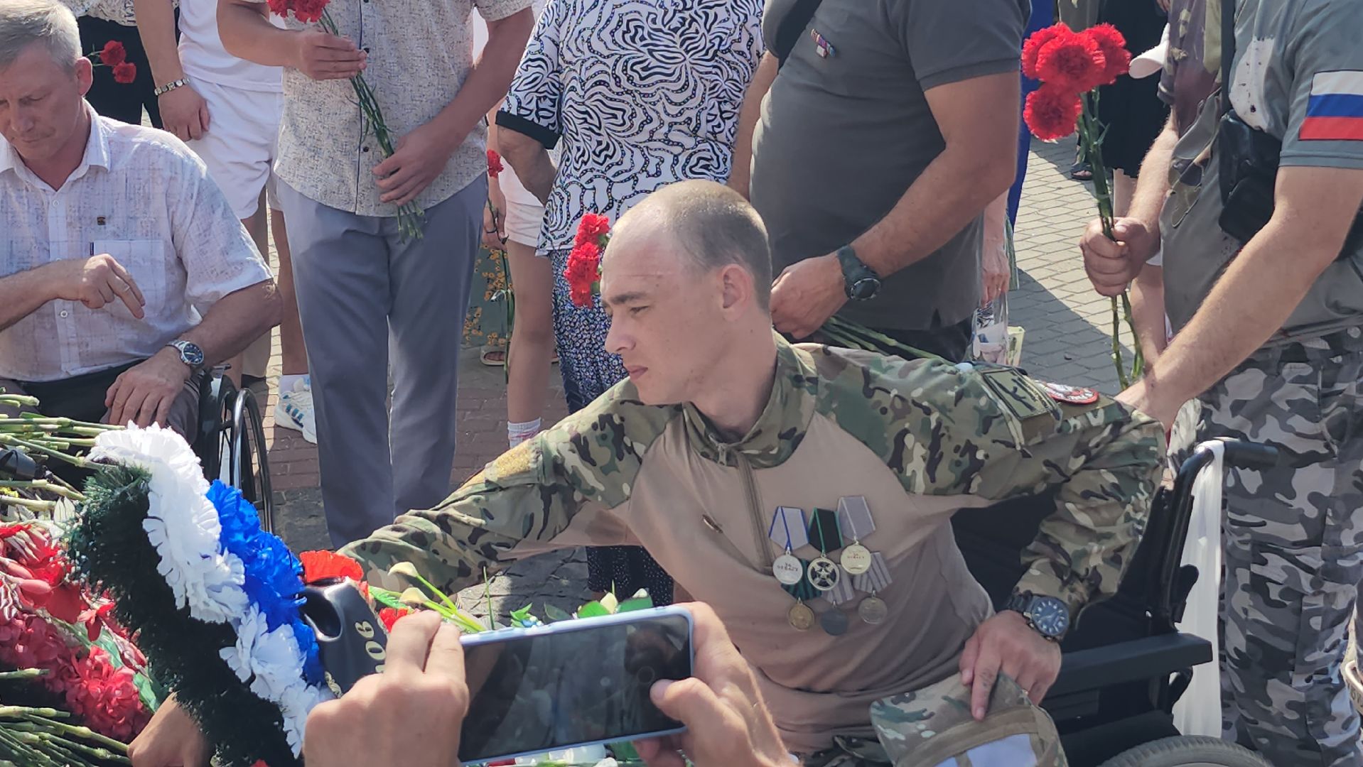 серпухов, площадь звездная, черный тюльпан, день ветеранов боевых действий, торжественный митинг,