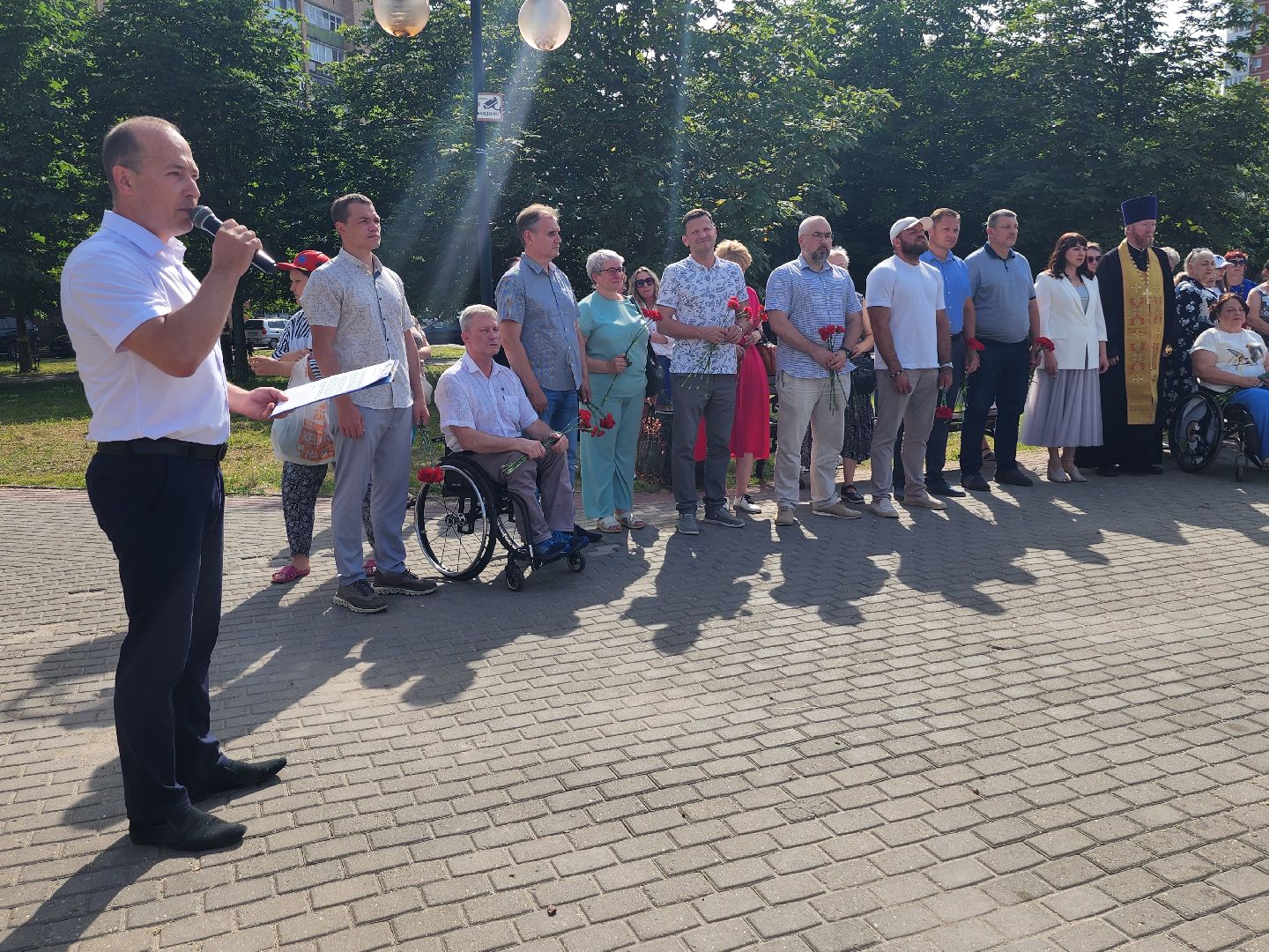 серпухов, площадь звездная, черный тюльпан, день ветеранов боевых действий, торжественный митинг,