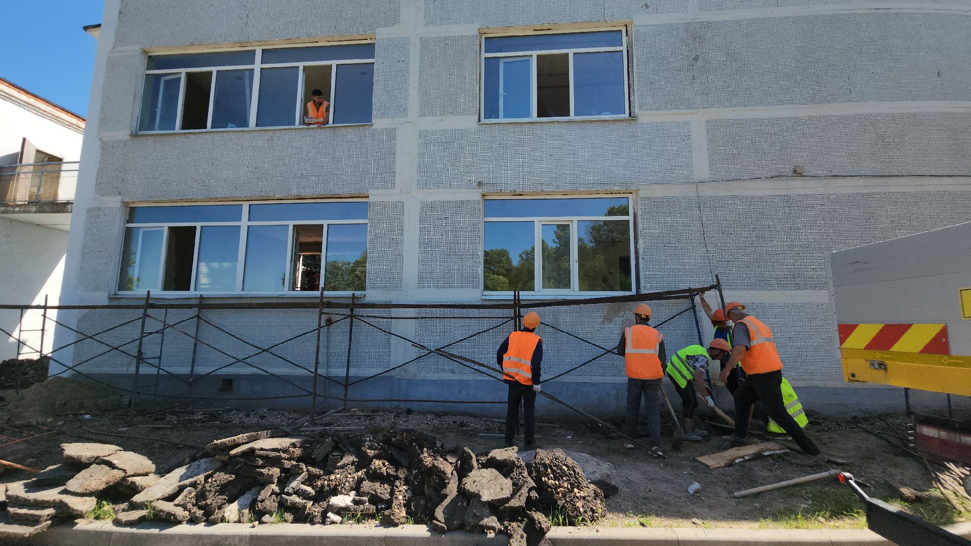 серпухов, поселок пролетарский, детский сад, капитальный ремонт, новые фасады,