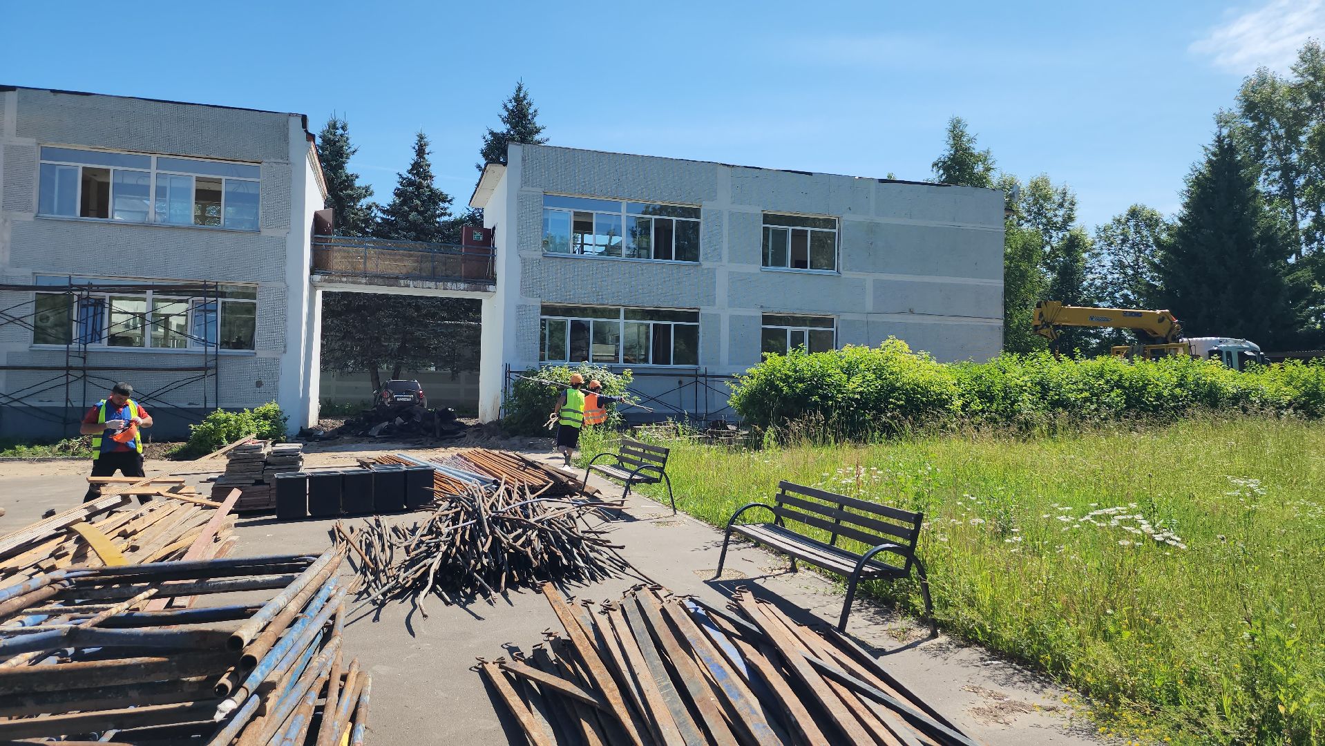 серпухов, поселок пролетарский, детский сад, капитальный ремонт, новые фасады,