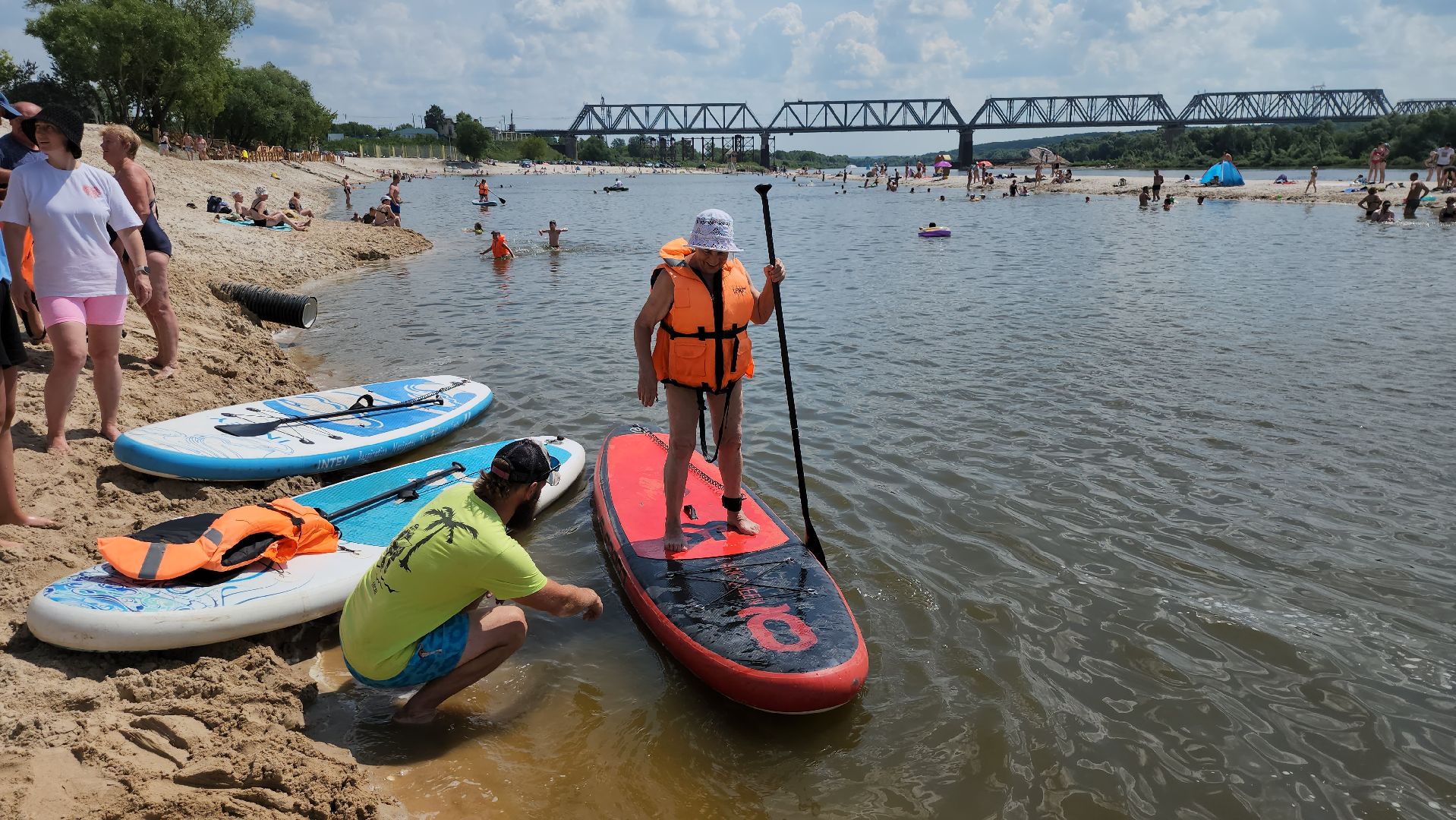 серпухов, активное долголетие, пляж, сапборд, спорт,
