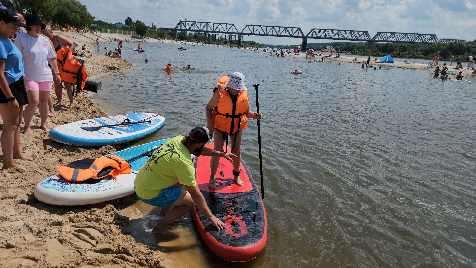 серпухов, активное долголетие, пляж, сапборд, спорт,