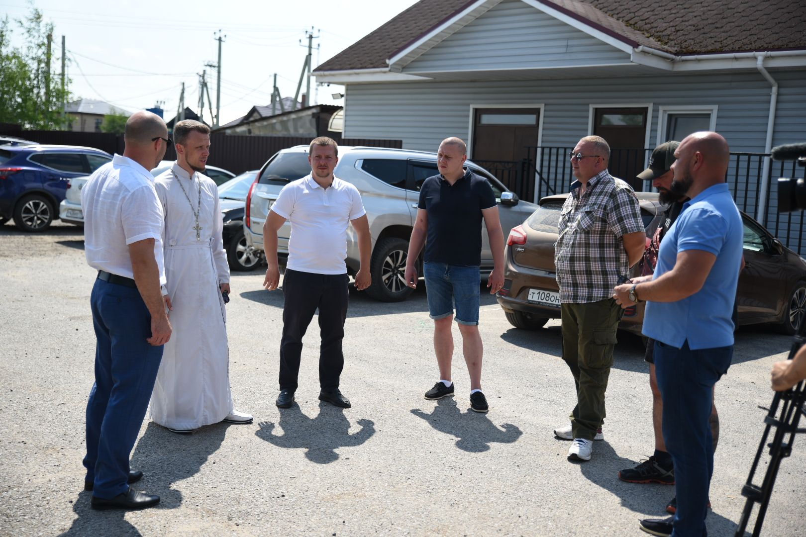 Бронницы, Строительство, Строительство часовни, встреча администрации с жителями, Обсуждение вопросов строительства,