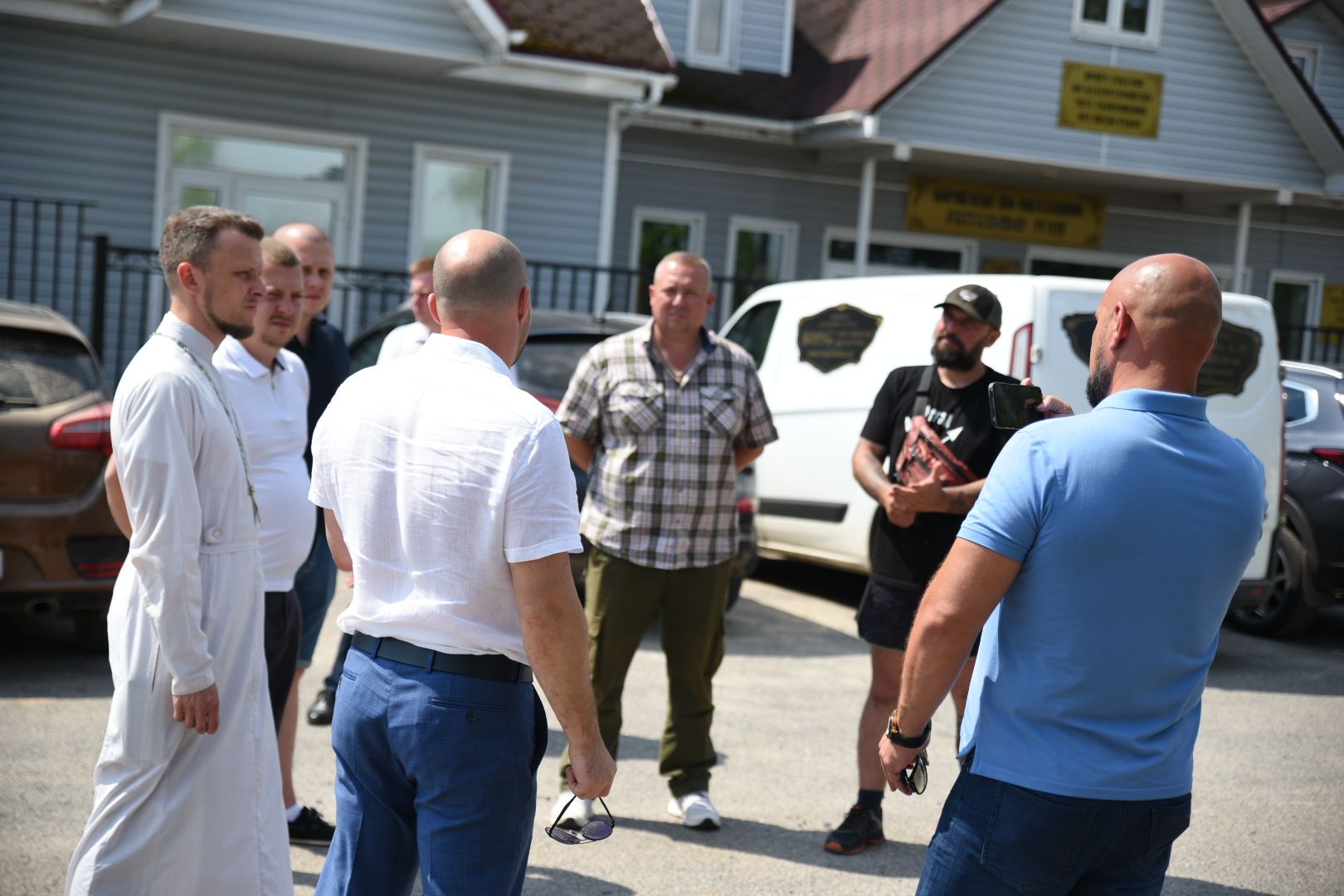 Бронницы, Строительство, Строительство часовни, встреча администрации с жителями, Обсуждение вопросов строительства,