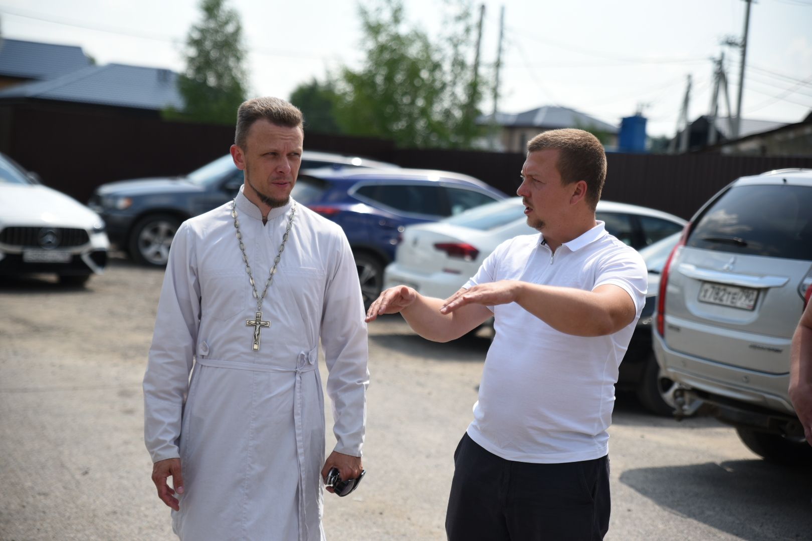 Бронницы, Строительство, Строительство часовни, встреча администрации с жителями, Обсуждение вопросов строительства,