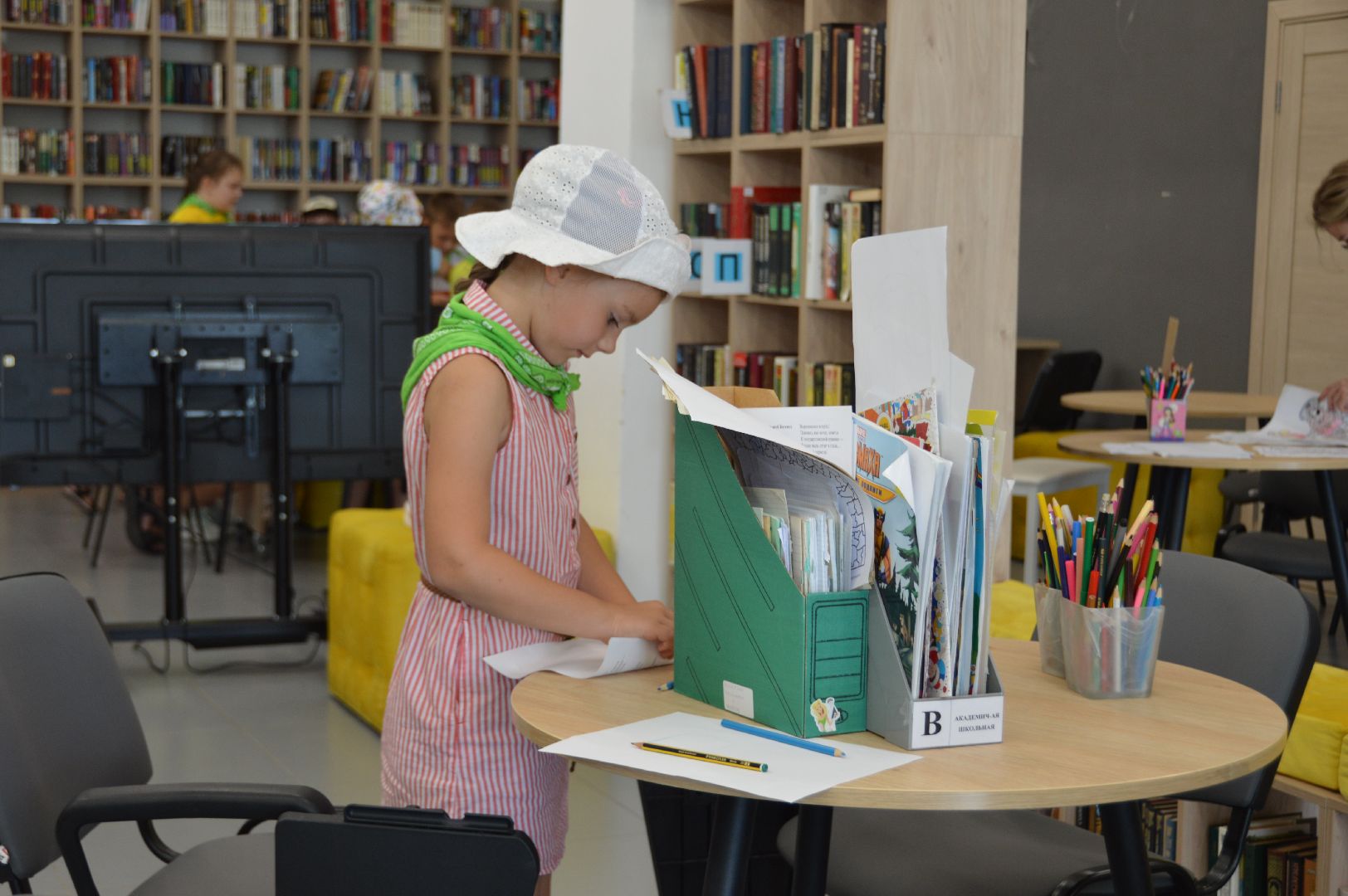 шатура, библиотекарь, культурная шатура, дети,